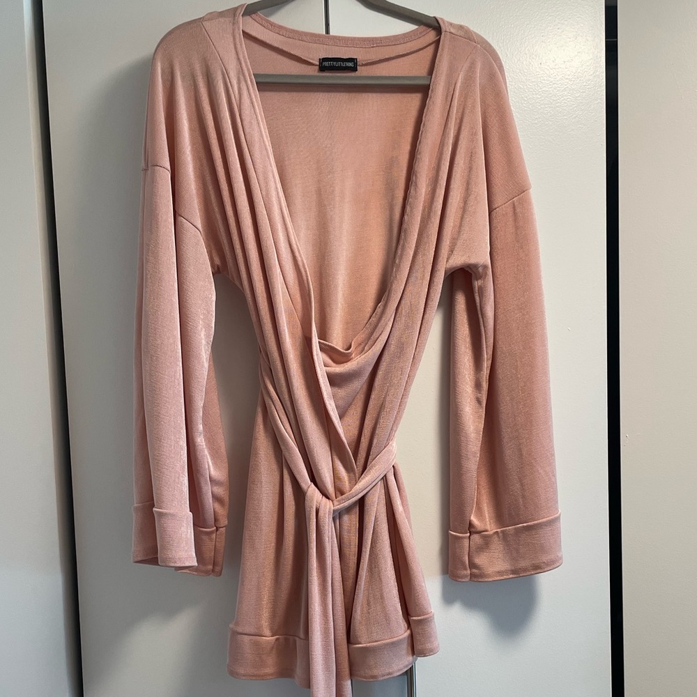 Wrap/robe dress from pretty little thing